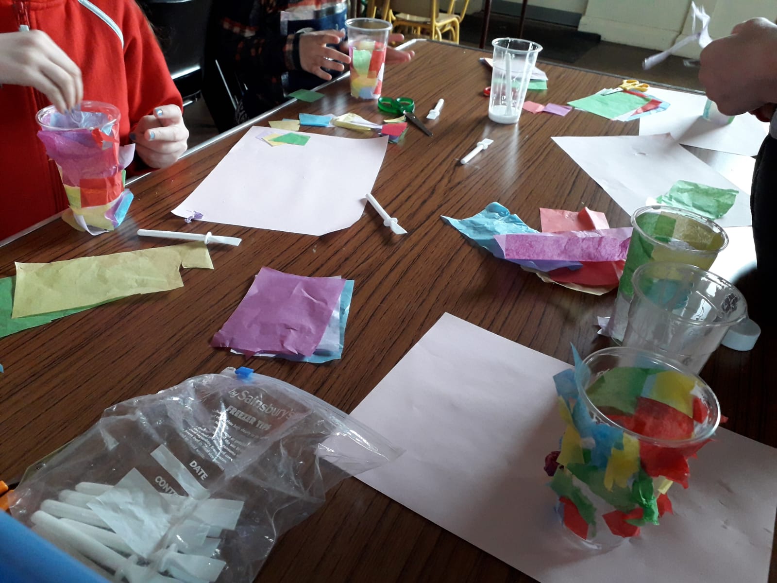 Making candle holders   Making candle holders